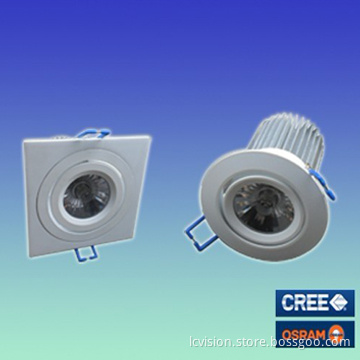 LED down Light D5075 with CE and RoHS Certifications, Cree XPE